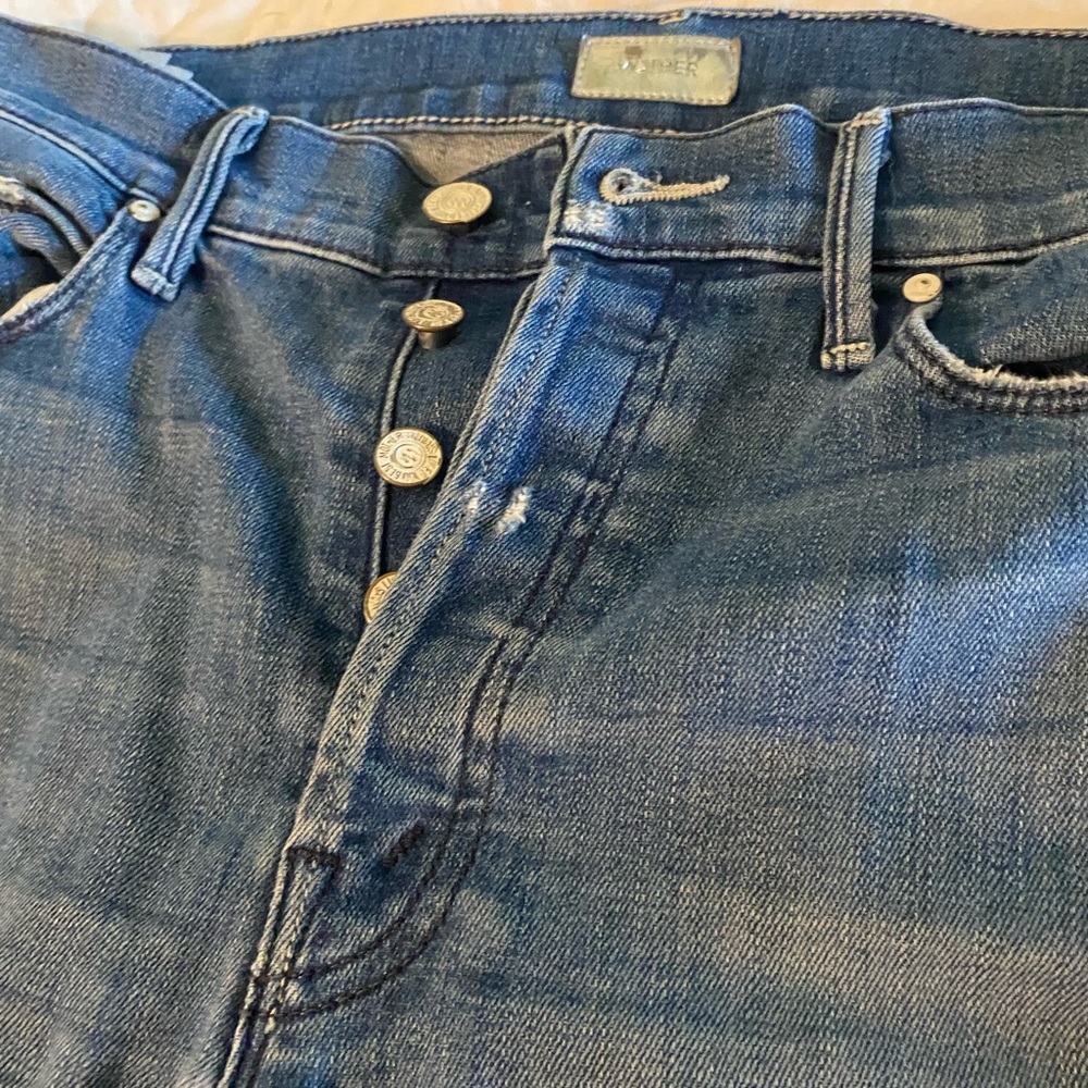 MOTHER The Stunner Ankle Fray size 27 - 98% Cotton